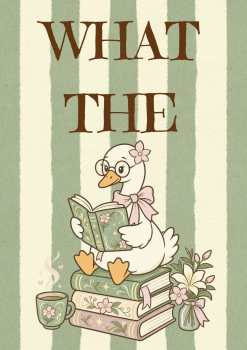 Bügelbild What the Duck Leseente
